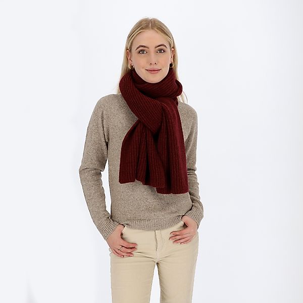 halsüberkopf Accessoires Strickschal Schal mit Rippe, günstig online kaufen