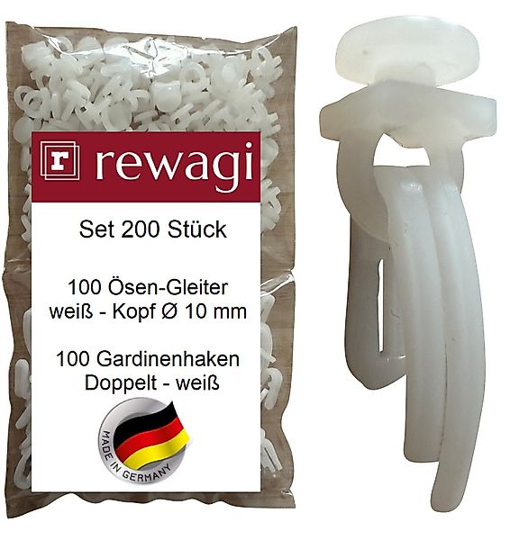 rewagi Gardinengleiter 100 Ösen-Gleiter & 100 günstig online kaufen