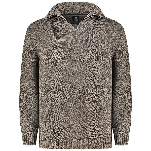 Hajo Strickpullover aus Baumwolle Farbe sand Größe: 4XL günstig online kaufen