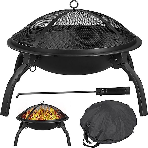 Yaheetech Feuerschale, mit Tragetasche, Feuerstelle Ø54cm günstig online kaufen