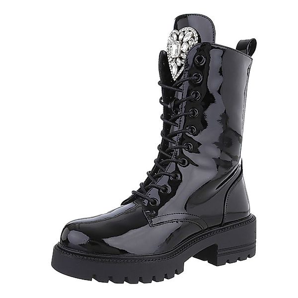 Ital-Design Damen Schnürschuhe Freizeit Schnürstiefelette (87214565) günstig online kaufen