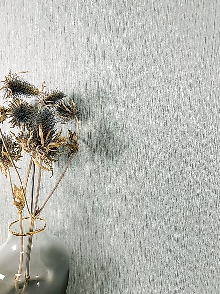Newroom Vliestapete, Silber Tapete Modern Unifarbe günstig online kaufen