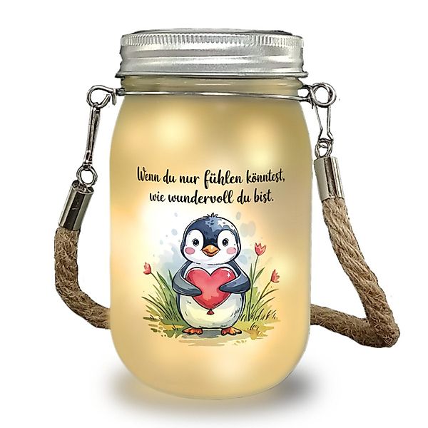 speecheese Dekolicht Pinguin mit Herzballon Solarlicht günstig online kaufen