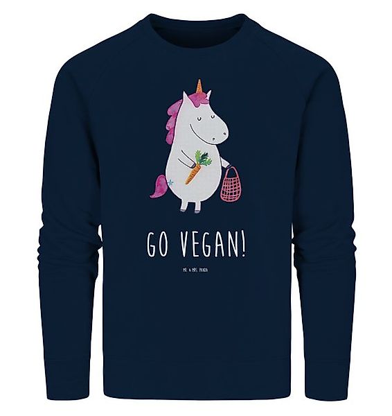 Mr. & Mrs. Panda Longpullover Einhorn Vegan Größe M - French Navy - Geschen günstig online kaufen