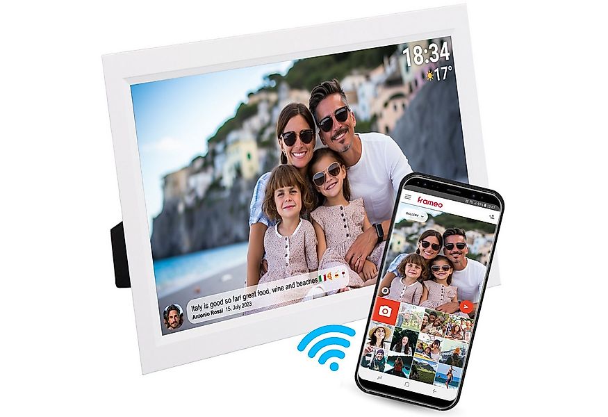 Denver PFF-1503W Digitaler Bilderrahmen (39.62 cm/15.6 ", 16 GB) günstig online kaufen