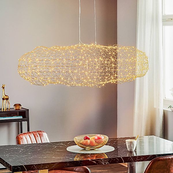 By Rydéns Hayden LED-Hängeleuchte, gold, 115 cm günstig online kaufen