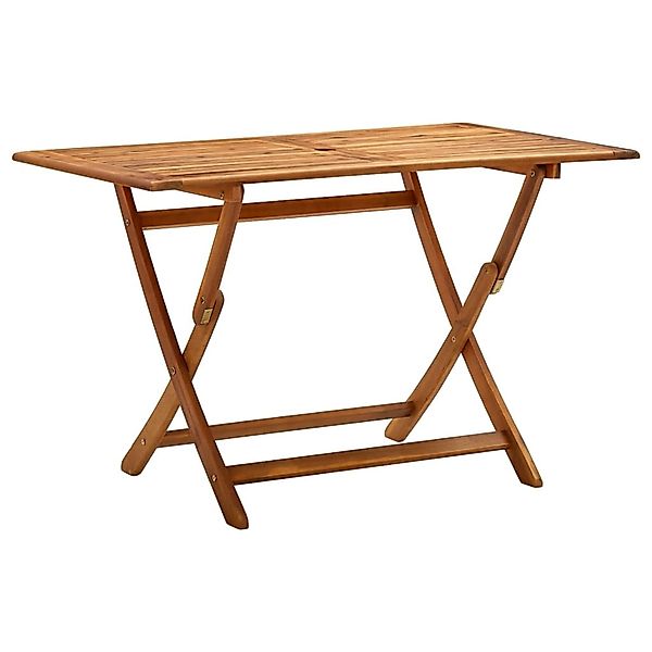 vidaXL Klappbarer Gartentisch 120x70x75 cm Massivholz Akazie 313323 günstig online kaufen