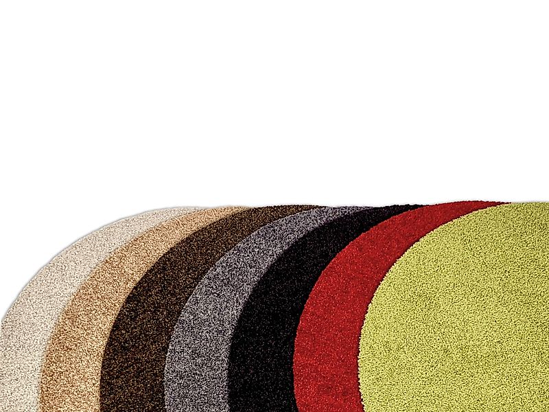 Keilbach Designprodukte Fußmatte point-grande Durchmesser 115cm, günstig online kaufen