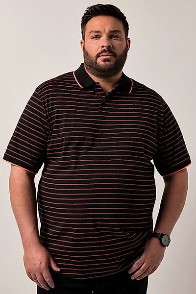 Men Plus Poloshirt Men+ Poloshirt Jersey Ringel Halbarm bis 8 XL günstig online kaufen