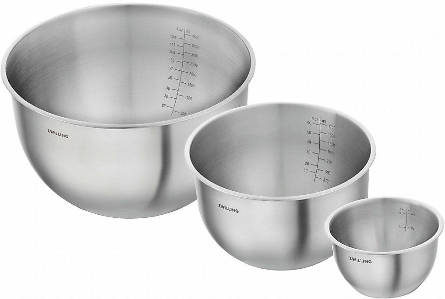 Zwilling Schüssel "Fresh &Save BOWLS" 3 Stk. aus Edelstahl Schüssel-Set aus günstig online kaufen