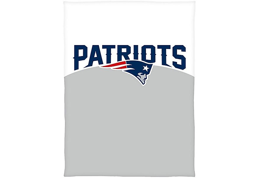 Wohndecke NFL New England Patriots Decke 150x200 cm Wellsoft Kuscheldecke, günstig online kaufen
