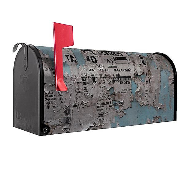 Banjado Amerikanischer Briefkasten Schwarz 48x22x16cm US Mailbox Letterbox günstig online kaufen