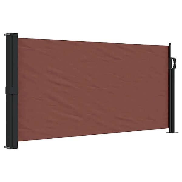 furnicato Seitenmarkise Ausziehbar Braun 100x300 cm günstig online kaufen