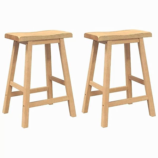 vidaXL Barhocker Barhocker 2 Stk. Natur günstig online kaufen