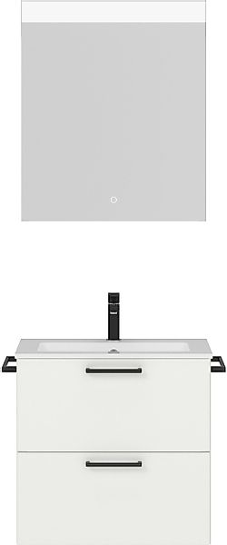 nobilia® Badmöbel-Set »Tolvina« vormontiert, mit Soft-Close, 2 Stk. tlg. in günstig online kaufen