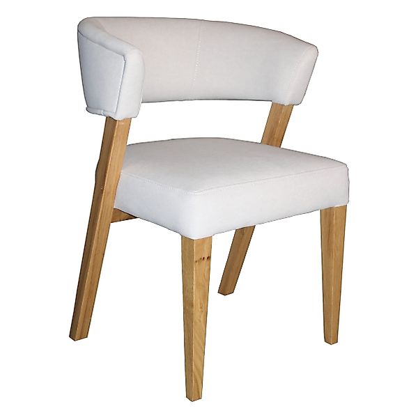 einrichtungsdesign24 4-Fußstuhl Eiche Stuhlsessel Linda mit günstig online kaufen