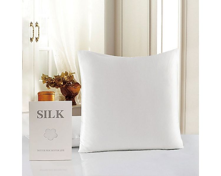 Vivi Idee Kissenbezug 100 % Maulbeerseide 22 Momme Satin Luxus 40x40cm 1 St günstig online kaufen