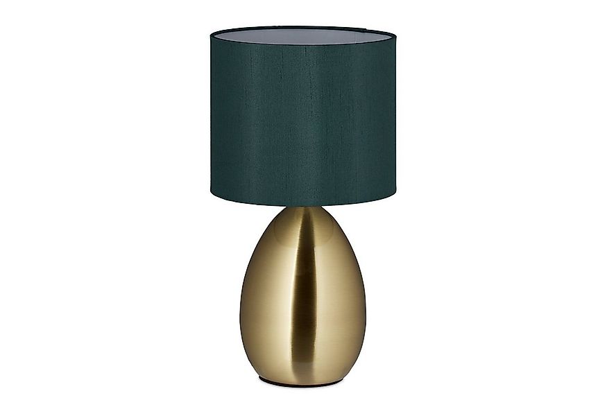 relaxdays Nachttischlampe Touch Nachttischlampe gold günstig online kaufen