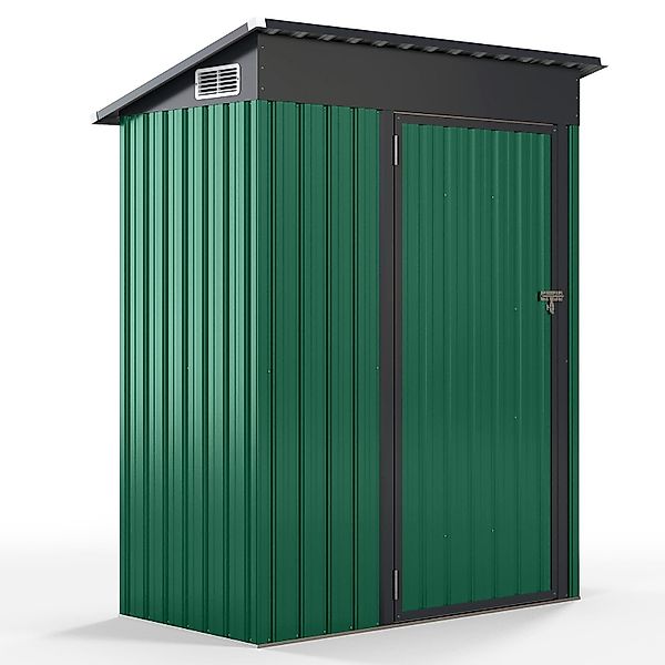 COSTWAY Gerätehaus, mit Pultdach & Tür, günstig online kaufen