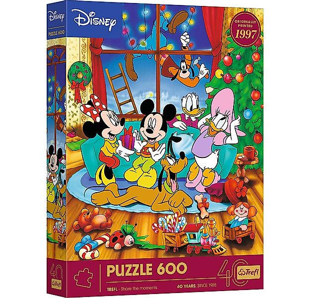 Trefl Puzzle Trefl, Disney Mickeys Weihnachten, Trefl 40 Jahre, 600 Teile P günstig online kaufen