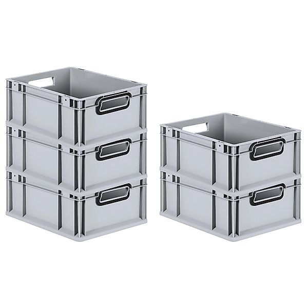 PROREGAL SparSet 5x Eurobox Nextgen Color HxBxT 17x30x40cm 16 Liter Griffe günstig online kaufen
