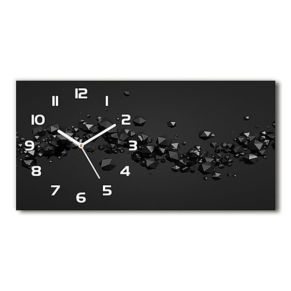 Tulup Wanduhr aus Glas Glasbild Glasuhr günstig online kaufen