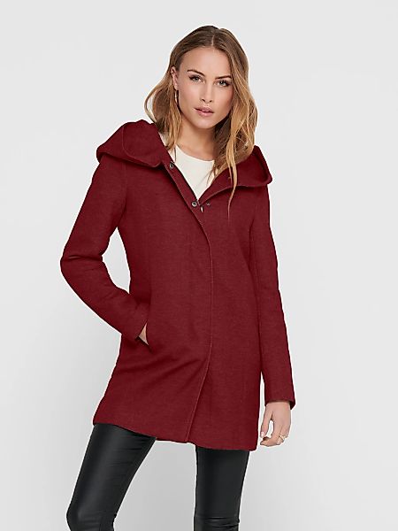 ONLY Langjacke "ONLSEDONA LIGHT COAT OTW NOOS", mit Kapuze, in melierter Op günstig online kaufen