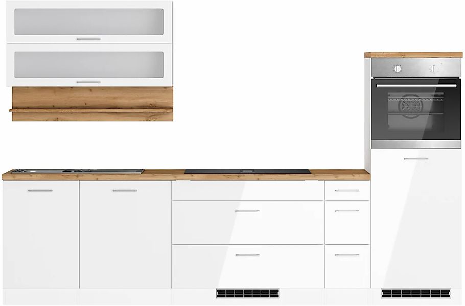KOCHSTATION Küchenzeile "KS-Milan", Breite 300 cm, wahlweise mit E-Geräten, günstig online kaufen