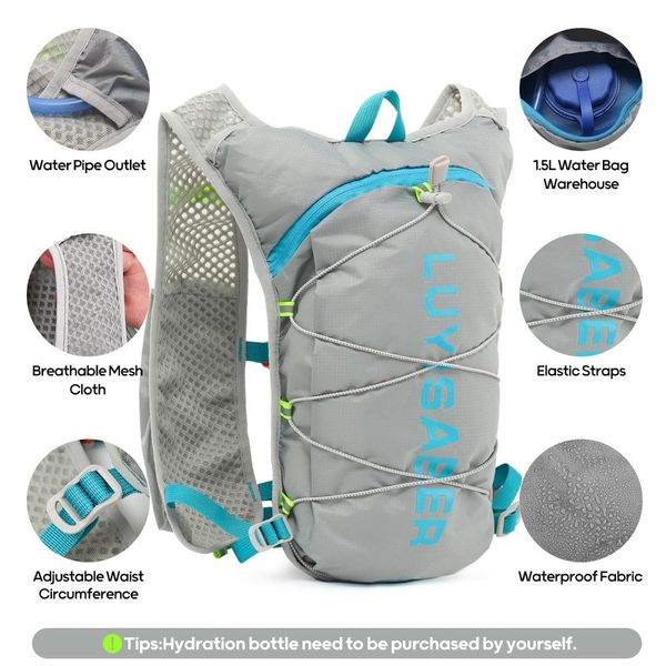 Blusmart Trinkrucksack Trinkrucksack Laufweste Trailrunning Rucksack günstig online kaufen