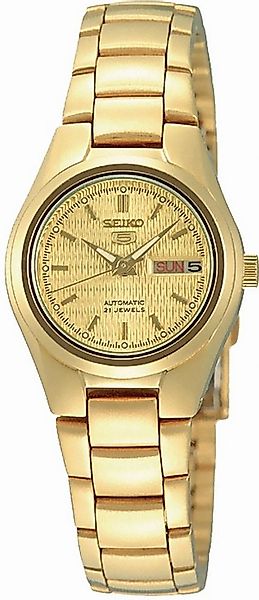 Seiko Automatikuhr Seiko 5 SYMC18K1, Armbanduhr, Damenuhr, Tag, Datum, Edel günstig online kaufen