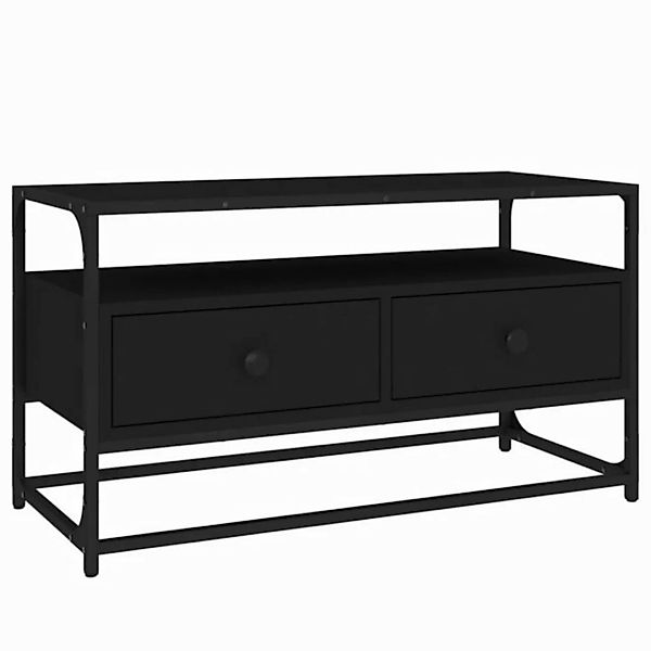 furnicato TV-Schrank Schwarz 80x35x45 cm Holzwerkstoff (1-St) günstig online kaufen