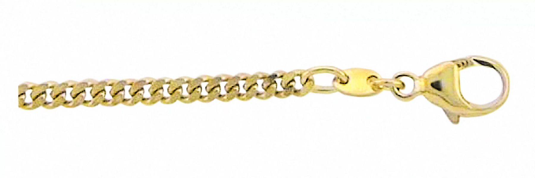 Adelia´s Goldarmband "Damen Goldschmuck 585 Gold Flach Panzer Armband 18,5 günstig online kaufen