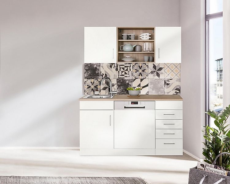 KOCHSTATION Pantryküche KS-Mali, Breite 150 cm, mit E-Geräten günstig online kaufen