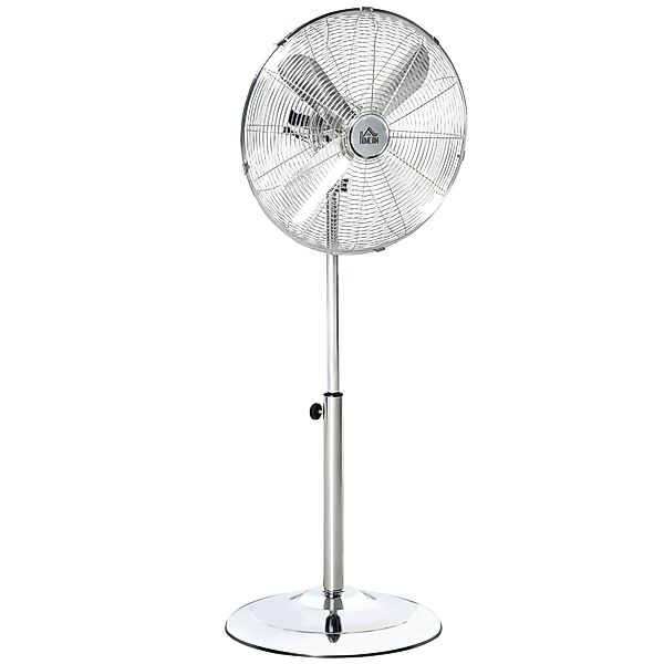 HOMCOM Standventilator 120cm höhenverstellbar 3 Geschwindigkeitsstufen vers günstig online kaufen