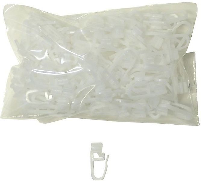 indeko Gardinengleiter, Innenlaufsysteme, (Set, 100-St), X-Gleiter günstig online kaufen
