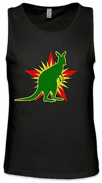 Urban Backwoods Tanktop Socialist Kangaroo Ärmelloses T-Shirt Red Känguru S günstig online kaufen