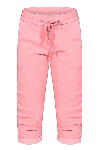 OriginalYou Caprihose Damen Sommerhose 7/8 Chinoshorts in Knitteroptik mit günstig online kaufen