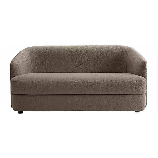 New Works - Covent 2-Sitzer Sofa - dark taupe/Stoff Barnum Dark Taupe 10/Bx günstig online kaufen