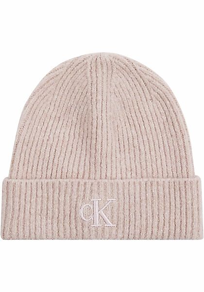 Calvin Klein Jeans Beanie "THICK EMBROIDERY BEANIE", mit Logostickerei günstig online kaufen