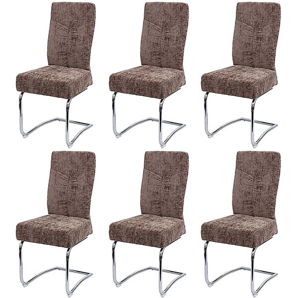 MCW Esszimmerstuhl G56 6er Set Braun günstig online kaufen