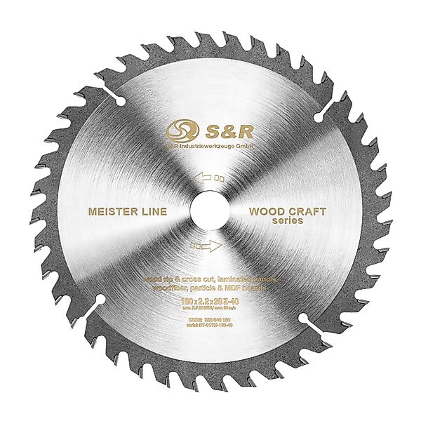 S&R Kreissägeblatt 160mm x 20mm x günstig online kaufen