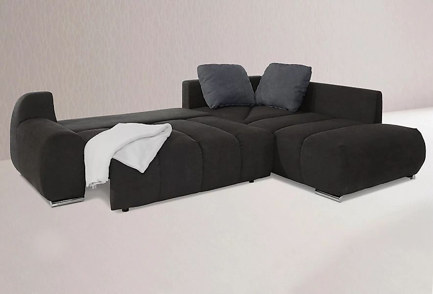 INOSIGN Ecksofa »Bono L-Form«, mit Ottomane, wahlweise mit Bettfunktion günstig online kaufen