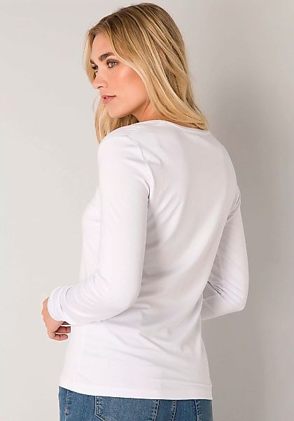 Base Level Langarmshirt, mit Rundhalsausschnitt günstig online kaufen