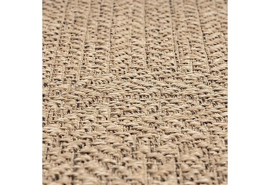 Carpetia Teppich In- & Outdoorteppich im Jute-Look in natürlichen Farben, r günstig online kaufen