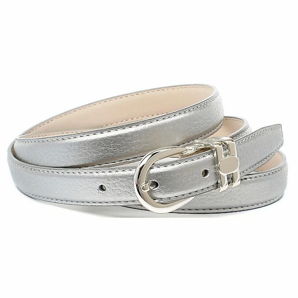 Anthoni Crown Ledergürtel in schmaler Form, bombiert und abgenäht günstig online kaufen