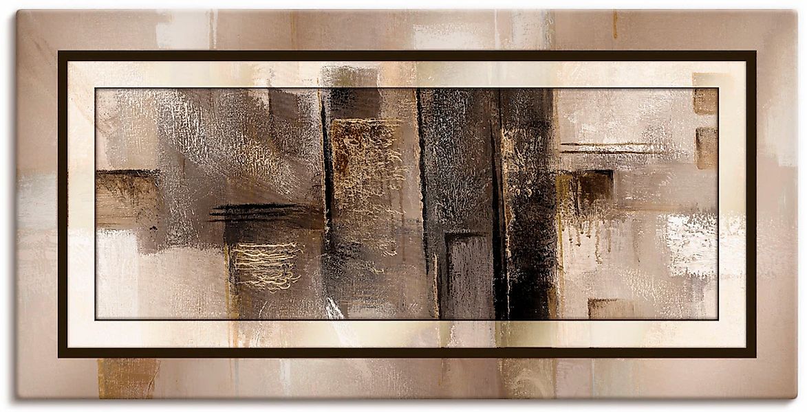 Artland Wandbild "Quadrate - abstrakt 1" Muster 1 Stk. tlg. als Alubild, Le günstig online kaufen