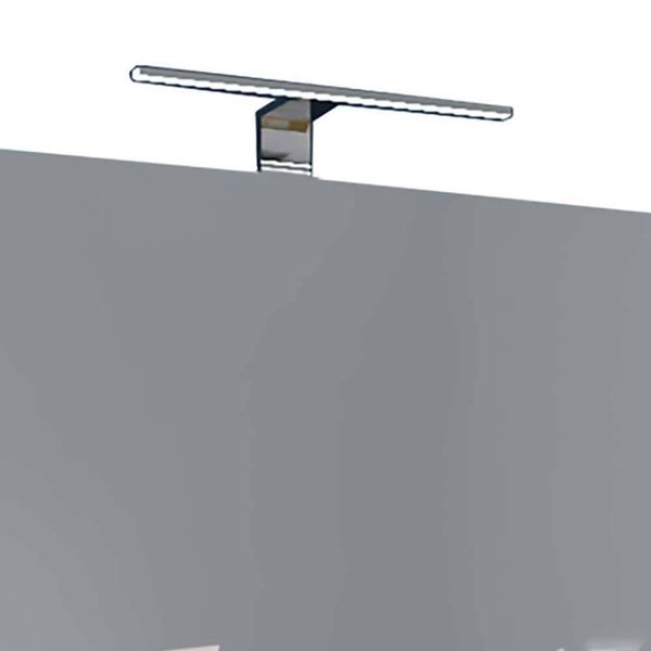 Wand Badspiegel Holzoptik in modernem Design mit Ablage günstig online kaufen