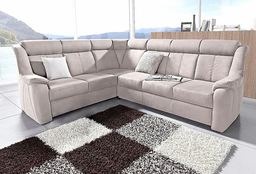 sit&more Ecksofa "Basel L-Form", wahlweise mit Relaxfunktion günstig online kaufen