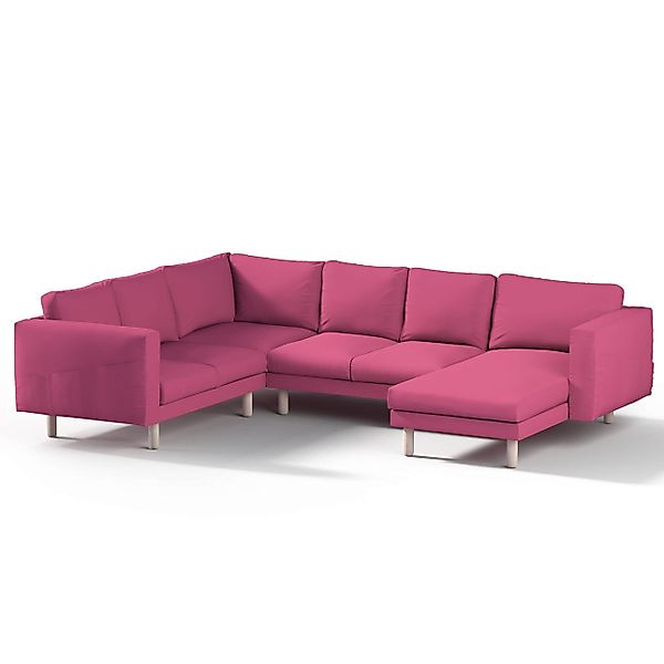 Bezug für Norsborg 5-Sitzer Ecksofa mit Recamiere, amarant, Norsborg Bezug günstig online kaufen