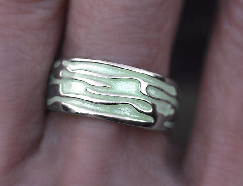 Villa Sorgenfrei Schmuckmanufaktur Silberring Meeres Ring. 925 Sterling Sil günstig online kaufen